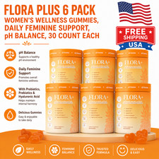 6 Pack Feminine Wellness Gummies, Daily Vaginal Care, pH & Flora Support, 30 Ct picture