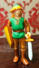 Vintage 1989 Applause Nintendo Legend of Zelda Link PVC Figure Sword Shield picture