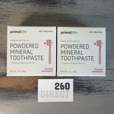 ⭐️SHIPS TODAY⭐️ Primal Life Organics Polished Peppermint Tooth Powder 1 oz. x2 picture
