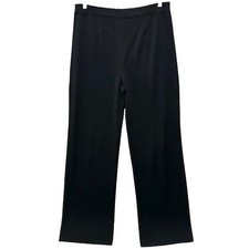 Exclusively Misook M Knit Straight Wide Leg Pants Medium Pull On Professional picture
