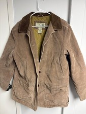 L.L.Bean Women's XL Regular Brown Corduroy Jacket with Quilted Lining picture