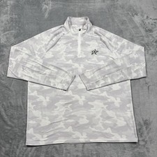 johnnie-O Galloway Camo Performance 1/4 Zip Dallas Stars NHL White Size Large picture