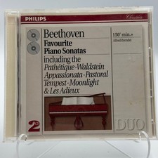 Beethoven – Favourite Piano Sonatas Alfred Brendel 1993 2CD Classical Philips picture