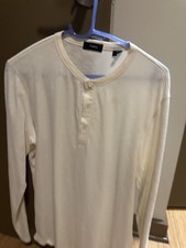 Theory - Men's Henley Long Sleeve Shirt (medium) picture