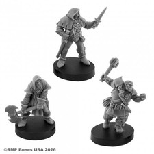 BANDIT LEADERS Reaper Miniatures Bones USA Dungeon Dwellers REM07231 picture