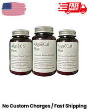 Pack of 3 AlgaeCal Plus Stronger Bones Dietary Supplement Algae Cal 120Ct picture