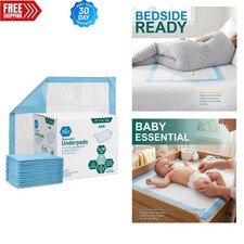 Large 17x24 Inch Disposable Underpads - 100ct for Incontinence & Bedwetting picture