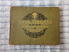 Antique  1896 Organ Music Vox Organi Vol 1 Dudley Buck First Edition Hardcover picture