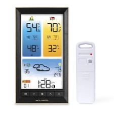 AcuRite Indoor Outdoor Weather Station with Atomic Clock and Humidity Gauge picture
