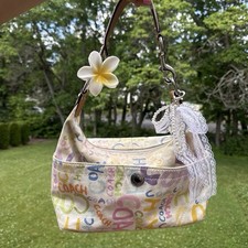 Super Cute Y2k Pastel Scribble Graffiti Vintage Coach Bag Purse picture