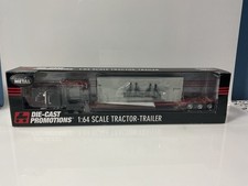 1:64 DIE-CAST PROMOTIONS DCP LEFEBVRE KENWORTH T800 & LOWBOY TRAILER  #33712 picture
