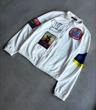 Louis Vuitton FW19 Virgil Abloh Wizard of Oz Patch Track Jacket White Mens M picture