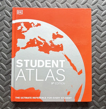 DK Student Atlas 9th Edition Hardcover, English, Spain & Portugal Europe picture