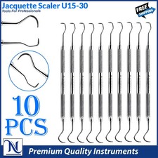 Dental Sickle Scaler Anterior Towner Jacquette scaler U15-33 DE W/Hollow Handle picture