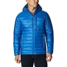 Columbia Jacket Mens Infinity Summit Double Wall 800 Fill Down Indigo 2XL New picture