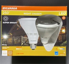 Sylvania 250w LED Super Bright Night Chaser White 2650 Lumens 2 Bulbs BRAND NEW picture