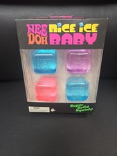 Brand New Schylling NeeDoh Nice Ice Baby 4 pack Nee Doh Mini Nice Cube picture