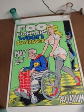 Foo Fighters - Concert Poster 1996 - Numbered & Signed by Coop - Rare Item picture