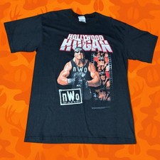 Vintage 1998 Hollywood Hogan nWo WCW Graphic Tee picture