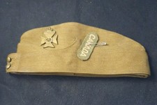 Ww2 Canadian Army Wedge Cap Kings Own Rifles Of Canada K.O.R.C Badge  picture