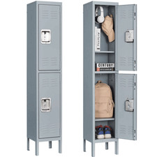 Metal Lockers for Employees Steel Storage Cabinets with  Doors for Office School picture