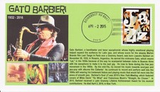 6° Cachets Gato Barbieri Jazz Saxophonist Memorial Cover picture