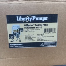 Liberty Pumps OilTector Control Panel OTC-115 with Alarm and Sensor 1 HP 115 VAC picture