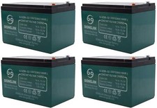 6-DZM-12 12V 12AH/10HR Battery for Electric ATV Mower Wheelchair Go Kart Scooter picture