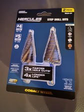 NEW Hercules Impact Step Drill Bits HA24-67 COBALT STEEL SEALED picture