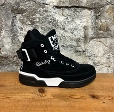 EWING 33 HI OG 1EW90013-018 SUEDE BLACK/WHITE New In Box picture