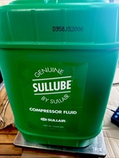 Sullair Sullube Air Compressor Fluid 5gal Lubricant Genuine OEM 250022-669 picture