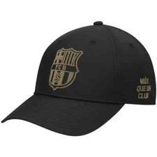FC Barcelona Black/Gold Cap, Adjustable, Licensed picture