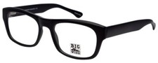 Big&Wide Authentic Designer Reading Glasses BW4 Matte Black 60mm 21 Power Option picture