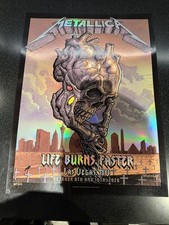 Metallica Las Vegas 10/8 and 10/10 2026 Pop Up Exclusive FOIL Poster 604/620 picture