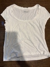 Aeropostale Baby tee. Seriously soft, size L. White. Excellent condition picture