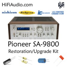 Pioneer SA-9800 rebuild restoration recap upgrade kit repair filter capacitor picture