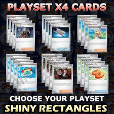 Pokemon TCG Playset X4 Card Trainer Item Supporter Energy Cards 4X Deck Building picture
