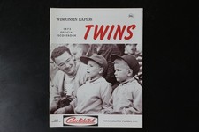 WISCONSIN RAPIDS TWINS 1975 Official Scorebook Baseball Sports picture