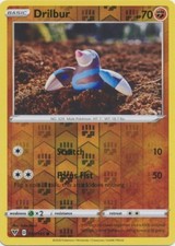 Reverse Holo Drilbur 091/185 Vivid Voltage Common Pokemon TCG picture