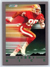 1991 Fleer Ultra Update Jerry Rice Pro Vision San Francisco 49ers #99 picture