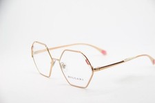 NEW BVLGARI BV 2238 2014 GOLD PINK CRYSTALS GUNMETAL AUTHENTIC EYEGLASSES 53-16 picture