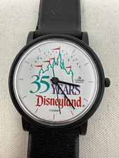 Vintage 1990 Disneyland 35th Anniversary Lorus Watch - NEW BATTERY (Never Worn) picture