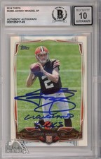 Johnny Manziel 2014 Topps Rookie Auto 