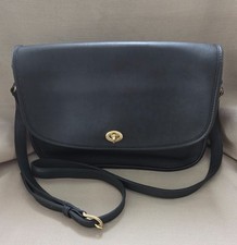 Vintage Coach Navy City Bag Excellent Condition made in USA 1994 Model #9790 picture