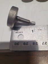 Stainless Knurled Thumb Swivel End Knob - 1/4-20 X 1