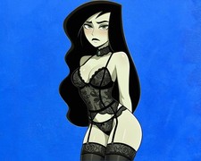 Shego Waifu Sticker 5”. Waifu Sticker picture