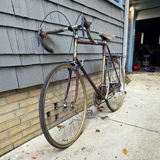 Mercian Cycles Road Bike 700C Drop Bar Burgundy/Gold Unisex Adults picture