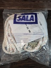 3M DBI Sala 1202794, 50' Fall Rope Lifeline, single Snap Hook, Safety Rope New  picture