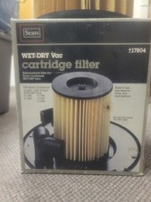 NOS Sears Craftsman Wet Dry Vac Vacuum Filter 917804 Fits 16 & 32 Gallon 17804 picture