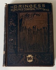 The Princess by Alfred Tennyson 1884 Illustrated - Vintage picture